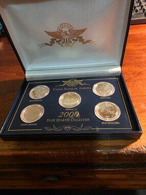 2000 STATE QUARTERS COLLECTION-USA-5 COINS